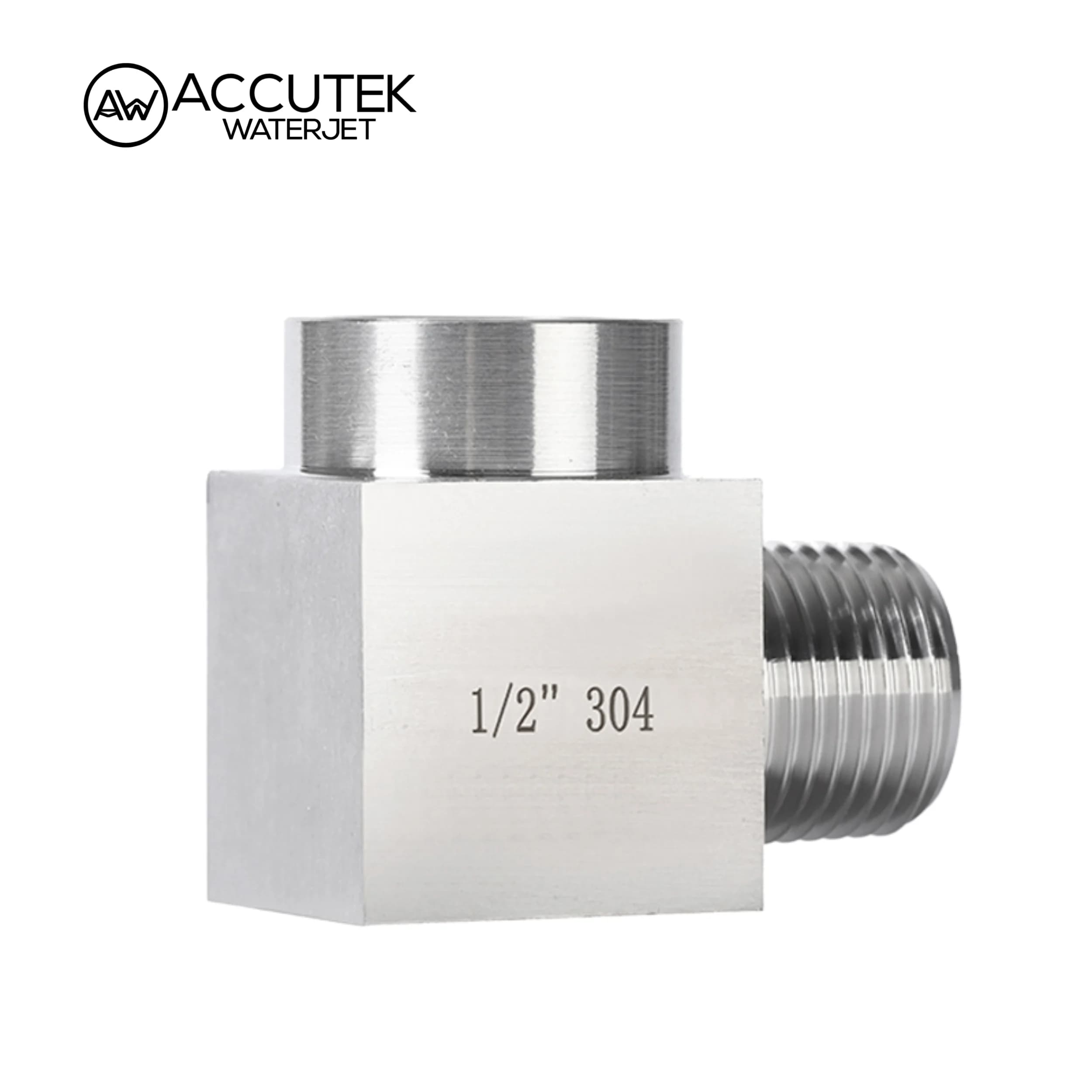 AW® 304 Stainless Steel Street Elbows Pipe Fittings Male Female Connector Thread BSP1/8“1/4"3/8"1/2" 3/4"1”High Pressure 6000psi