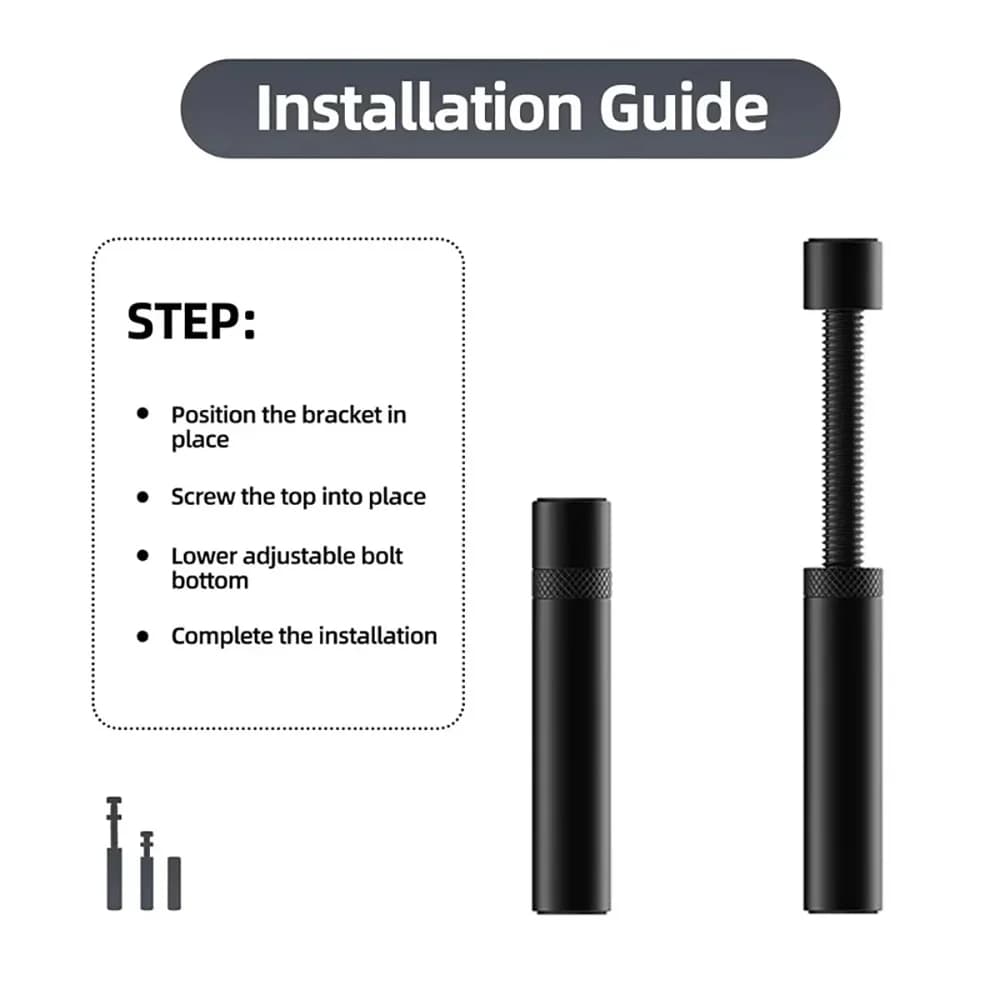 Supporto Verticale Telescopico Rotante in Alluminio per GPU, Staffa Magnetica per Scheda Video, Supporto per Scheda Grafica, Accessori PC