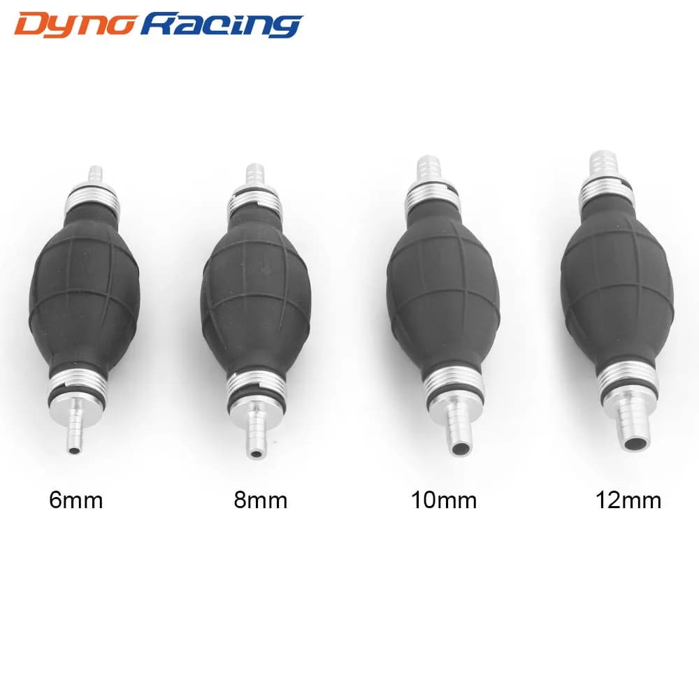 6mm/8mm/10mm/12mm Hand Fuel Pump Aluminum Rubber Line Mano Primer Diesel Oil Transfer Bulb Gasoline for Auto Boat Sea Outboard