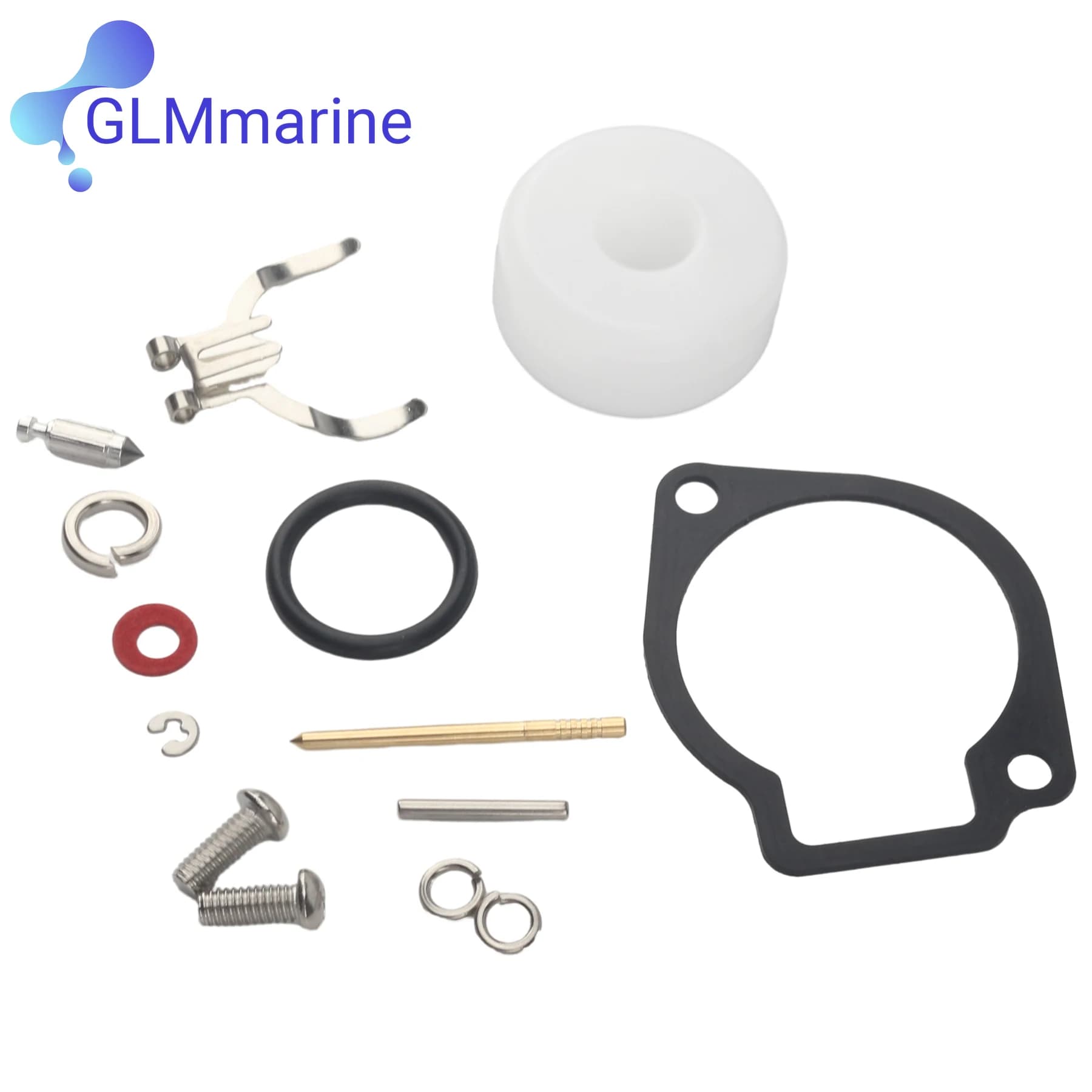 3F0-87122-1 Fits for Nissan Tohatsu NS M 2.5 3.5 HP 2-Stroke Carburetor Rebuild Kit Outboard Engines 3F0-87122-2 3F0-W0093-00
