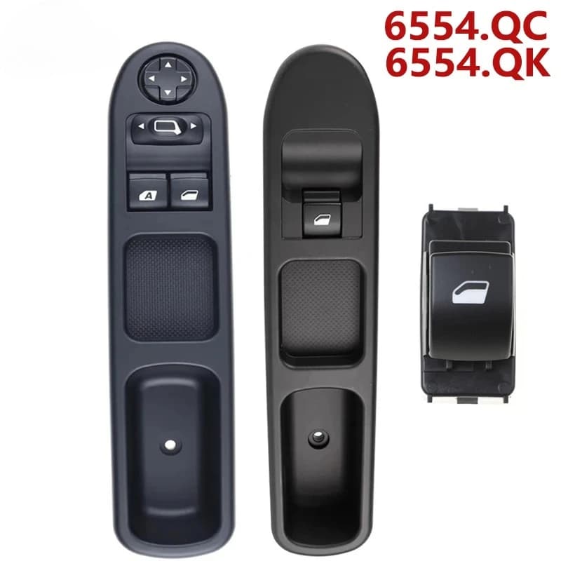 Per Peugeot 207 2007-2015 6554.QC 6554.QK Pulsante di controllo interruttore alzacristallo elettrico 6554QC 6554QK