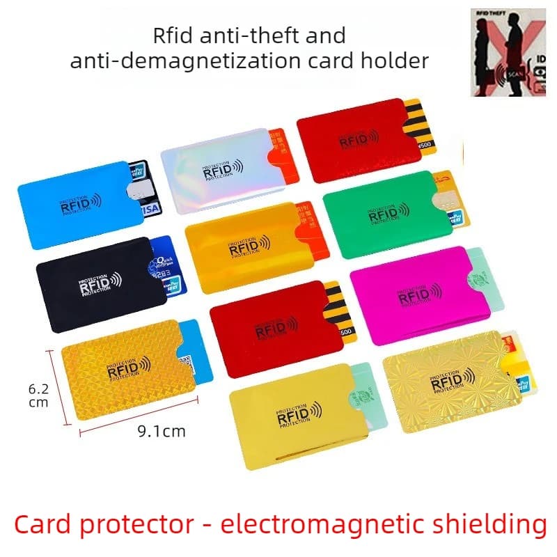 20 Pezzi Custodia Protettiva Intelligente RFID per Carte Bancarie, Anti-Furto, Anti-Scrittura, Anti-Demagnetizzazione, Blocco NFC, Custodia Protettiva per Carte Personali, Sleeve RFID