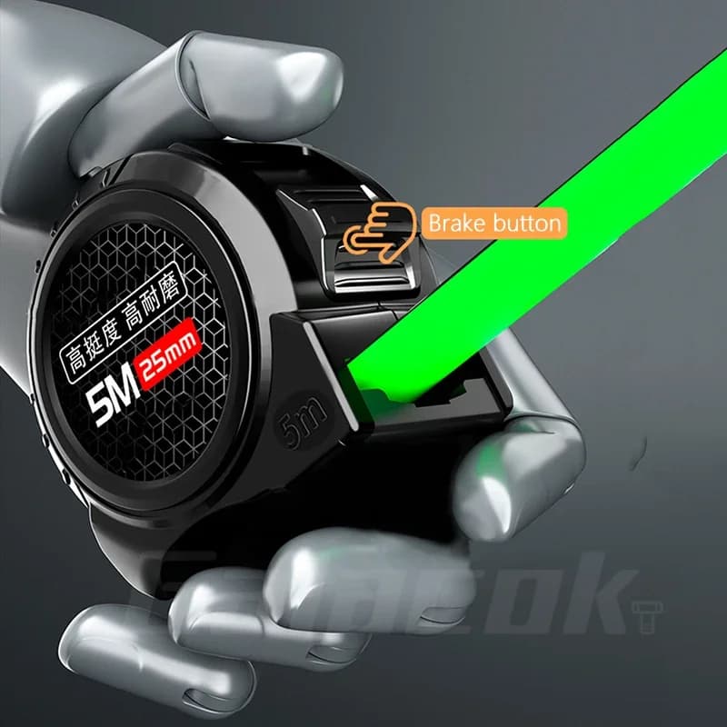 Measuring tape Auto 5/10M High Precision Wear Resistant Alloy Measuring Instruments Blocking Fluorescent Steel Ribbon Measuring