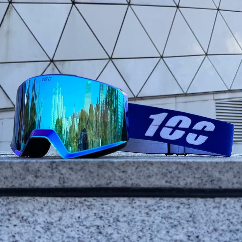Occhiali da Sci con Lenti Magnetiche a Doppio Strato, Antiappannamento, per Snowboard, Unisex, con Più Lenti