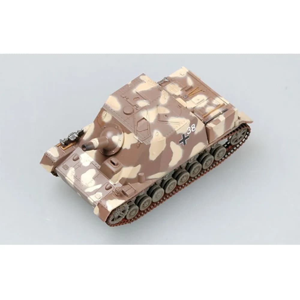 Easymodel 36119 Scala 1:72 Pistola d'assalto semovente tedesca Grizzly Modello militare Collezione di giocattoli in plastica statica Regalo