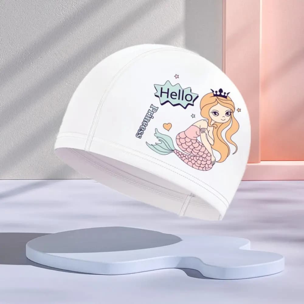 Swimming head for children with astronaut dolphin of cartoons Swimming head for training Kids swim cap for astronaut