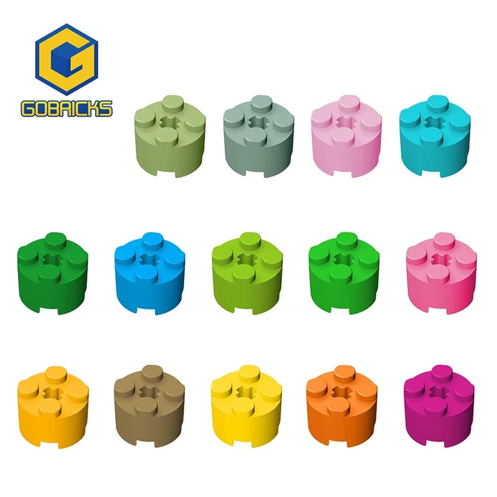 Gobricks 10 pieces of bricks compatible with 6143 3941, educational building toys to assemble building blocks, gift set model