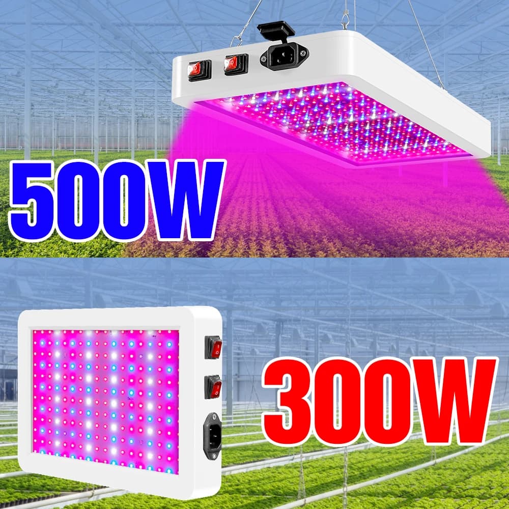 500W 300W LED Grows Light Plants Full Spectrum Lamp Green Tent Growbox Indoor Plant Hydroponic Grow