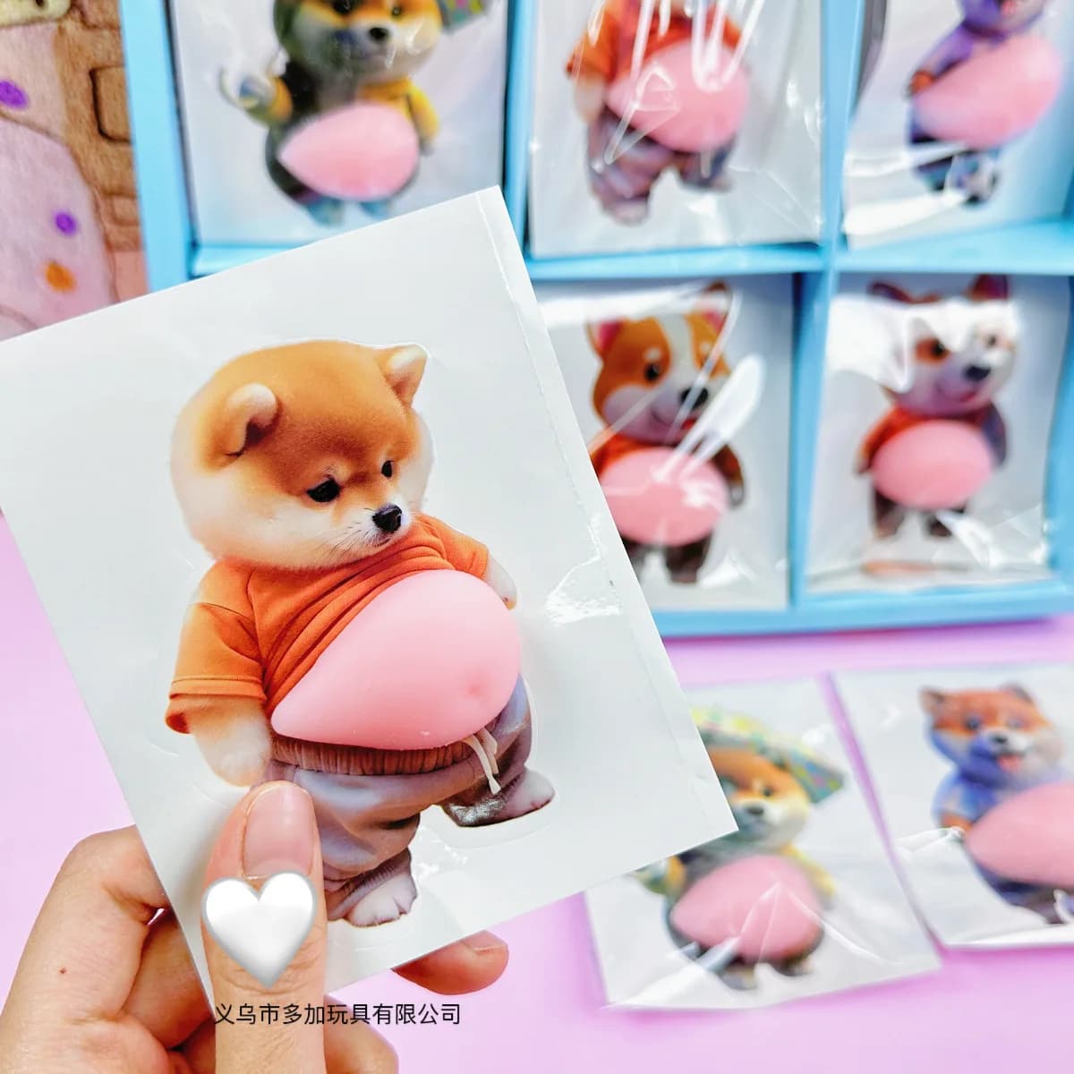 3D Shiba Inu Pancia di Cane Adesivo Carino Paffuto Shiba Inu Cucciolo Adesivi FAI DA TE Custodia Fotografica Scrapbook Decalcomania Del Computer Portatile Bambini Bomboniere Regali