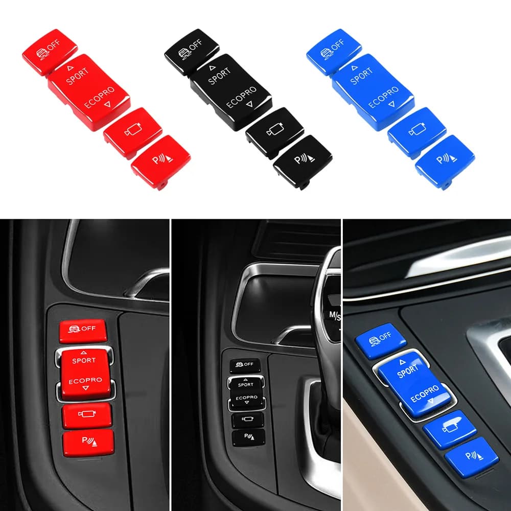 For BMW F20 F21 F22 F23 F30 F31 F34 F32 F33 F36 ESP Antislip Sport Camera Button Radar Sensor Key Cover Replace 61319252912