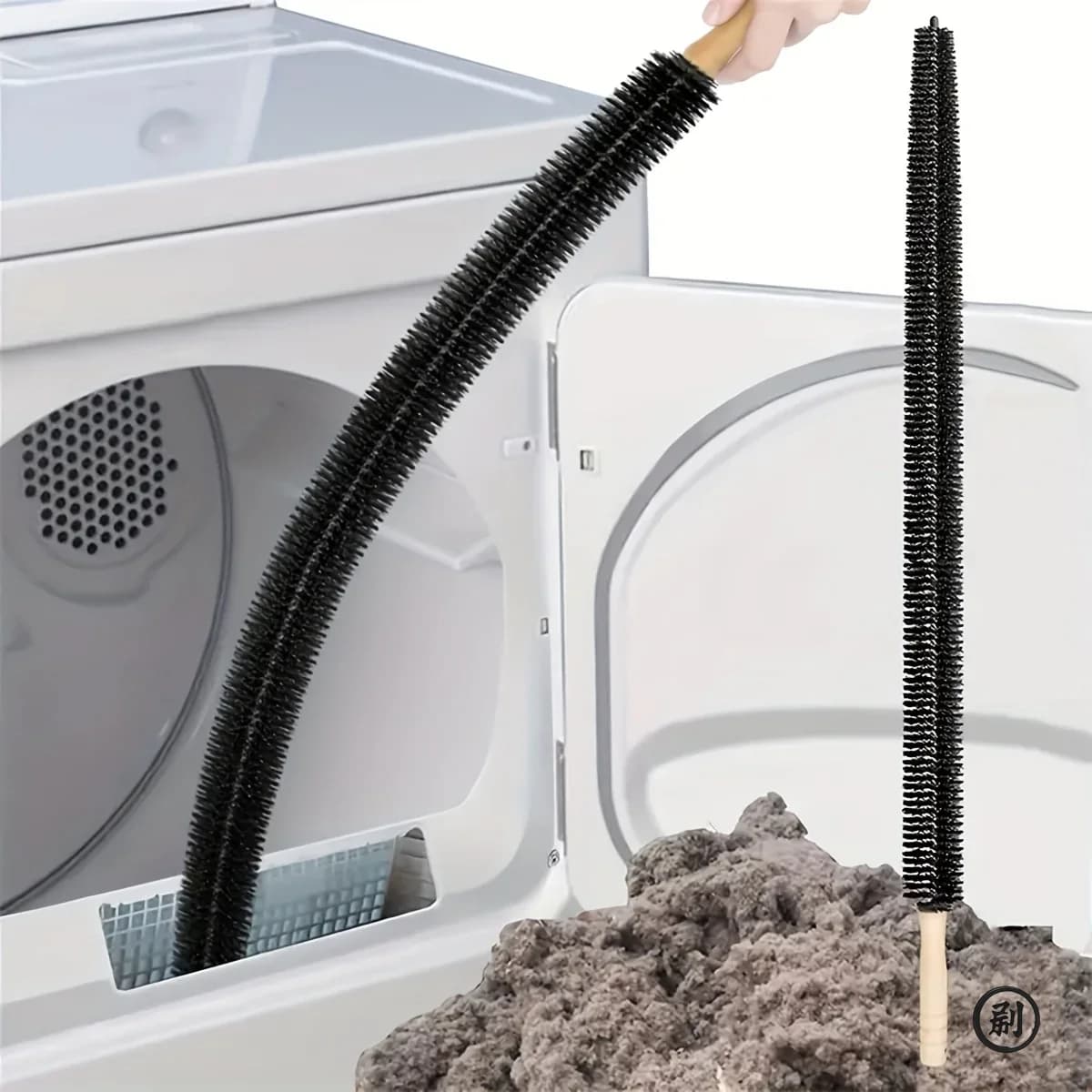 Cleaning brush for radiator, washing machine hair removal brush, long and flexible brush for cleaning of the washing machine air outlet, household cleaning tools