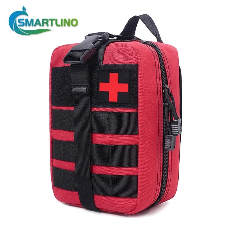 Kit di pronto soccorso tattico portatile Borsa medica Custodia EDC per escursionismo Viaggi Custodia per trattamento di emergenza a casa Forniture di sopravvivenza all'aperto