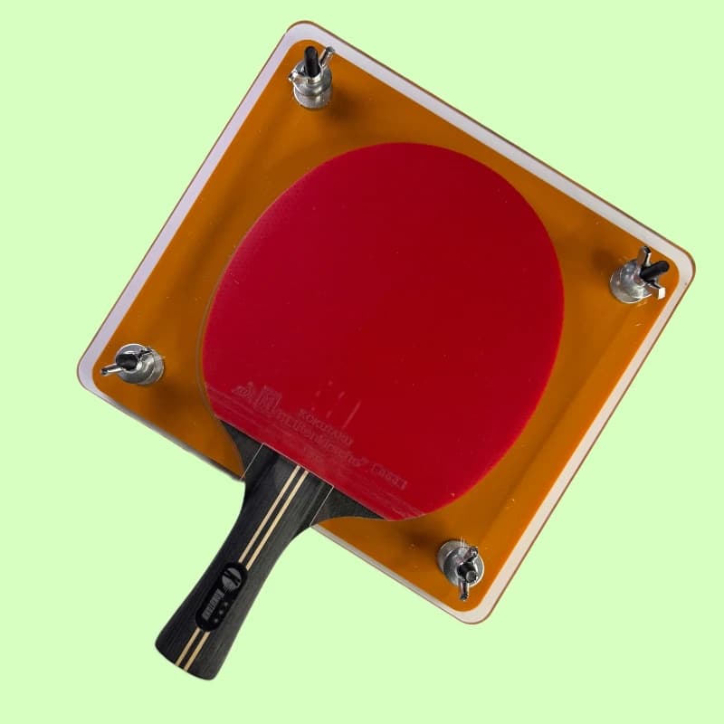 Professional ping pong rack Rubber bonding device Adhesion tool Pressing clamp Precision rubber ping pong accessories