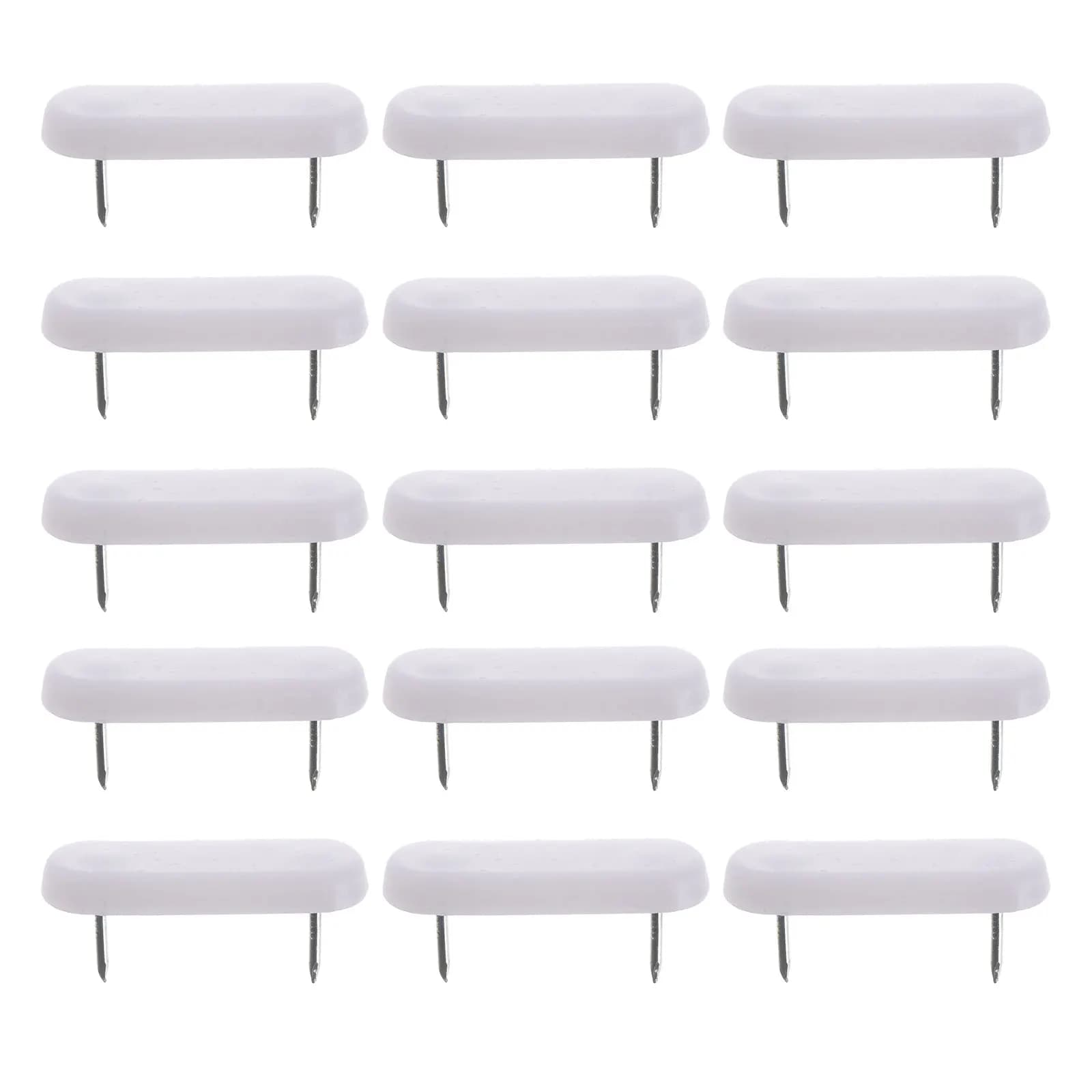 20 Pezzi Cuscinetti per Gambe di Sedie, Protezioni Antiscivolo per Mobili Pesanti, Facile Installazione, Design a Doppio Perno per Pavimenti in Legno
