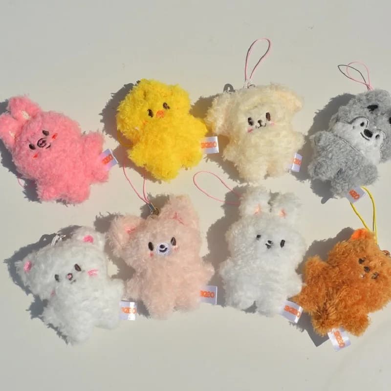 SKZOO txt Peluche Bambola Animale, Portachiavi Stray Kids Felix HyunJin Jisung Chan Seungmin Straykids Accessori Portachiavi Ciondolo