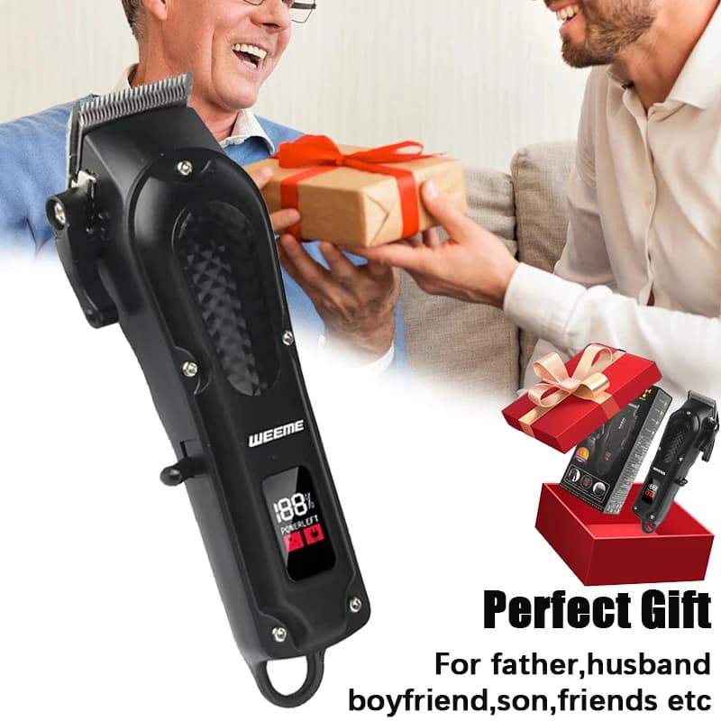 WEEME 806 Electric Haircut UBS Rechargeable Cordless Barba Trimmer Man Powerful Electric Haircut Tool