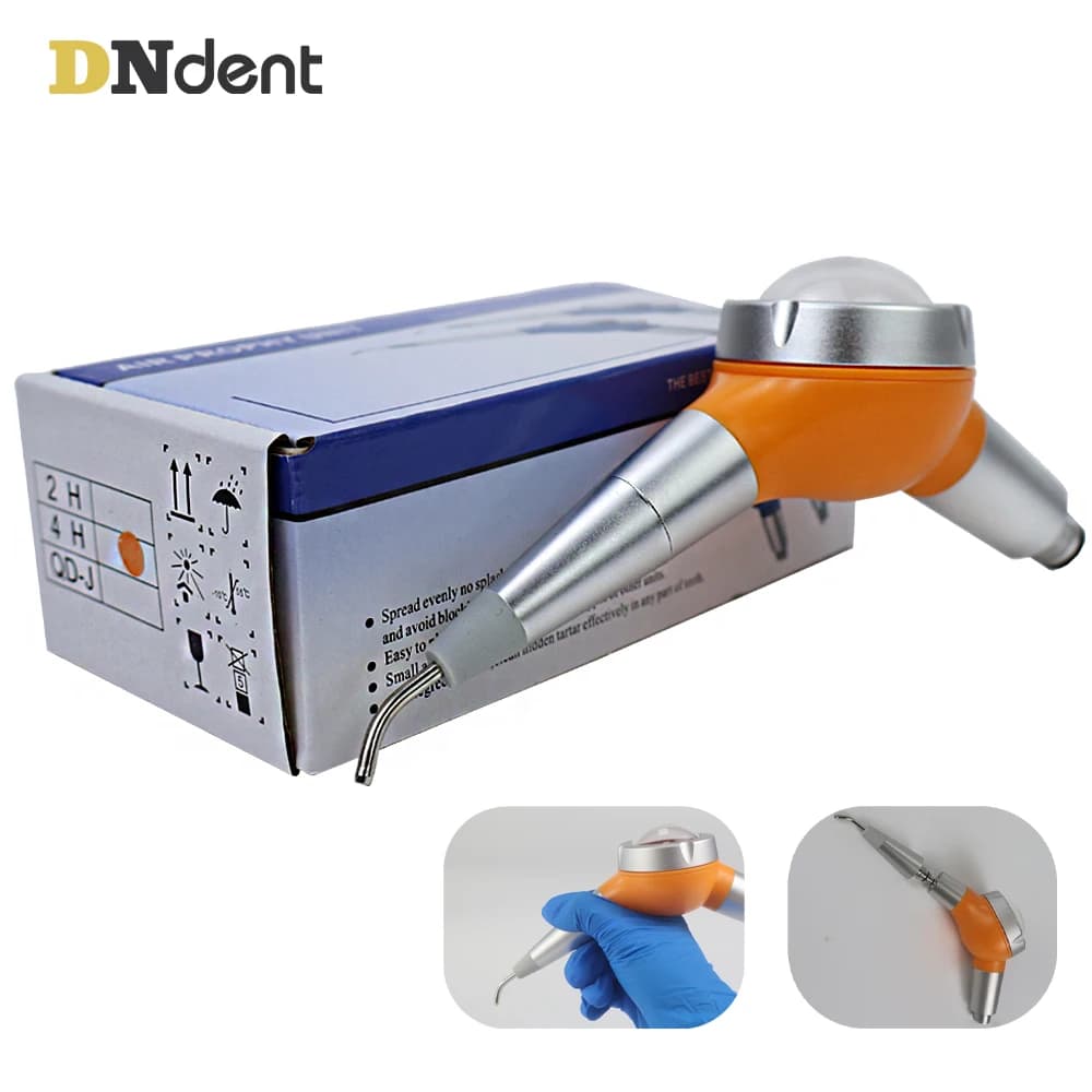 Aerografo Dentale Professionale per Sabbiatura e Lucidatura ad Aria, Idropulitore Odontoiatrico per Sbiancamento Denti, Strumento Dentistico a 2 o 4 Fori