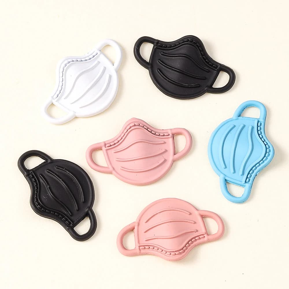 10 pezzi adorabili dottori infermiere mini maschera respiratoria ciondoli ciondolo carino per collane braccialetti fai da te accessori per la creazione di gioielli