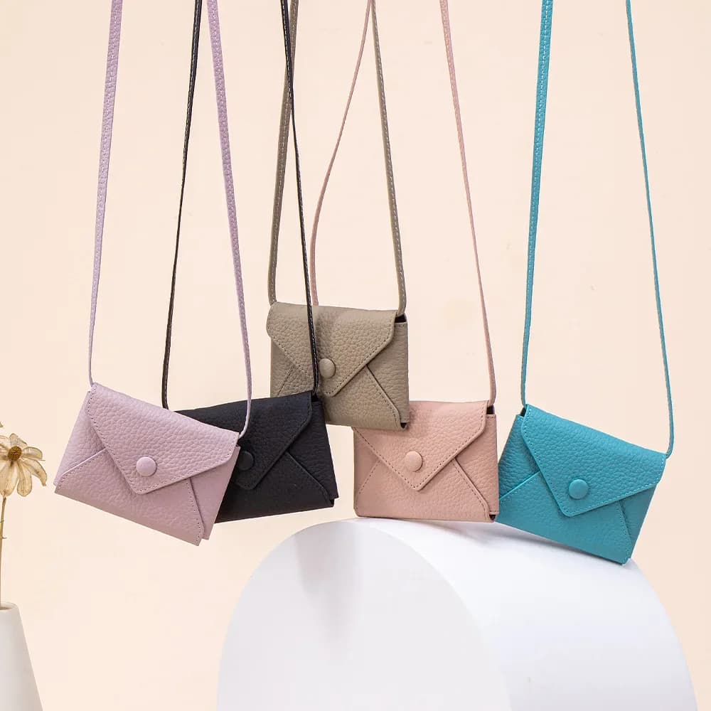 Women's Wallet Card Holder Credit Card Holder Business Card Holder Wallet with front pocket for mini women's shoulder bag