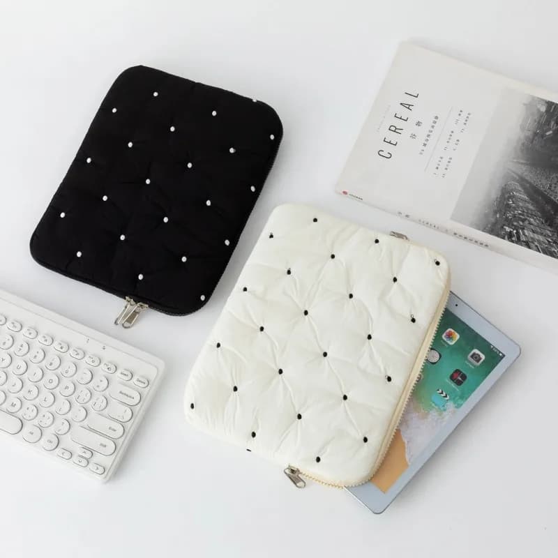Borsa per laptop per MacBook Air 13 Custodia per notebook gonfia da 13-14 pollici 15-16 pollici Custodia per laptop carina Borsa per tablet da 9-11 pollici per ragazza