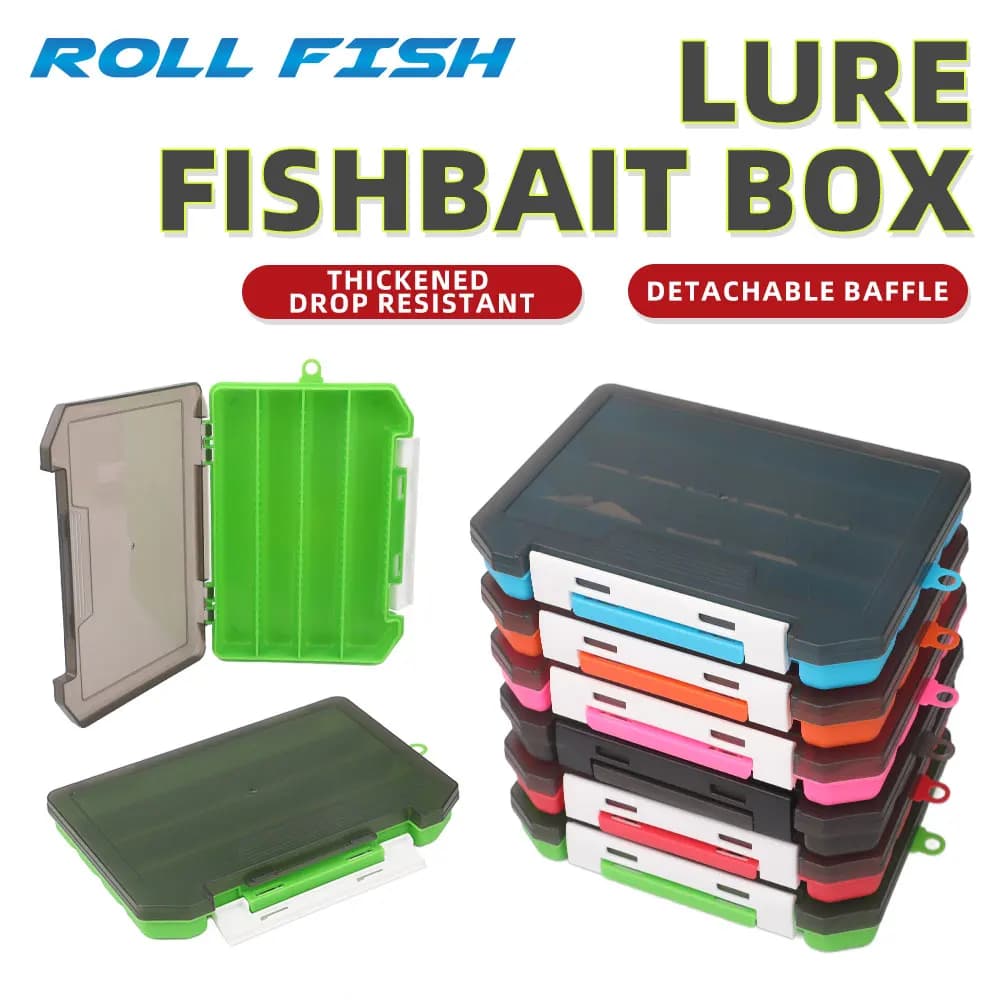 ROLLFISH Fishing equipment box bait box with waterproof bait Durable crushing test fishing gear box Fishing equipment accessory