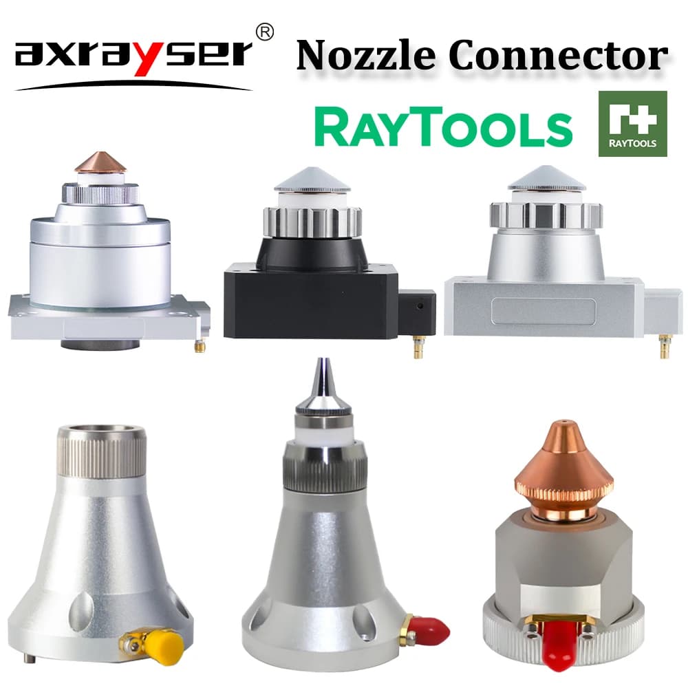 Part of Laser Nozzle Connector with Sensor TRA for Raytools BM112 BM110 3D BT210s Assembly Machine Nozzles with Fiber Cutting Head