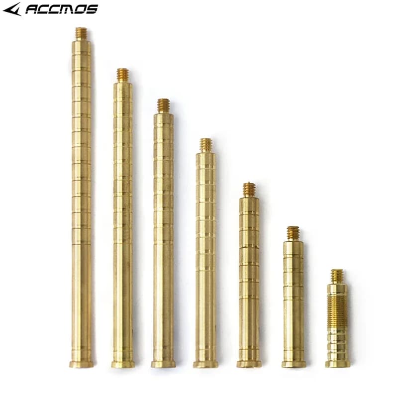 6-30 Pz 50/100/150/200/250/300/350 Grana Tiro Con Arco Sedile In Rame Peso Pesante Collegare Fit ID6.2mm Freccia Alberi Freccia Shootin
