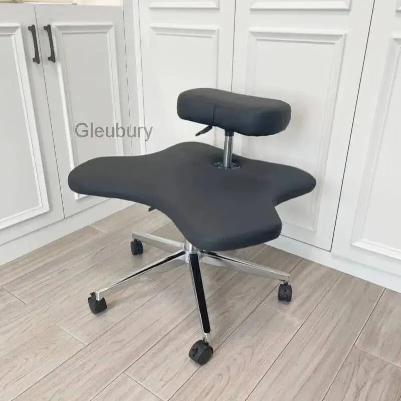Sedia a fisarmonica ergonomica da ufficio con gambe regolabili in altezza per yoga, fitness, sgabello per chi ha ADHD, amanti del gaming, estetica e design