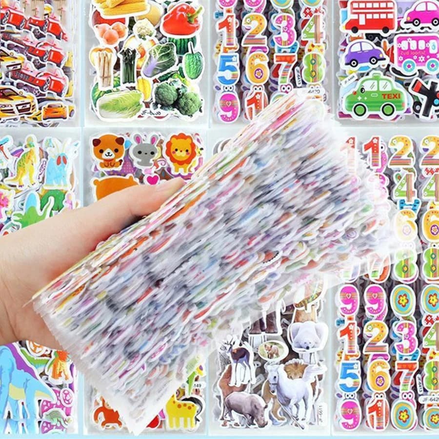 10-40 pezzi adesivi a bolle di cartone animato più di 100+ stili nave casuale decorazione fai da te adesivi graffiti regalo per bagagli del diario