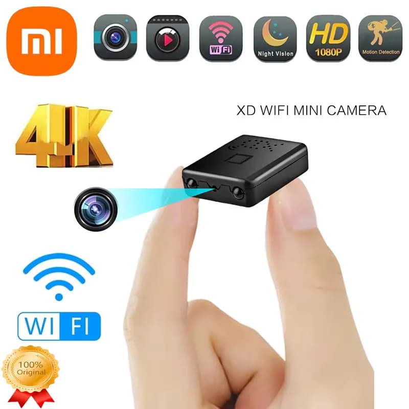 Telecamera Wifi wireless 1080P HD Mini videoregistratore per visione notturna Telecamera per rilevamento del movimento per animali domestici Telecamera IP di sorveglianza HD