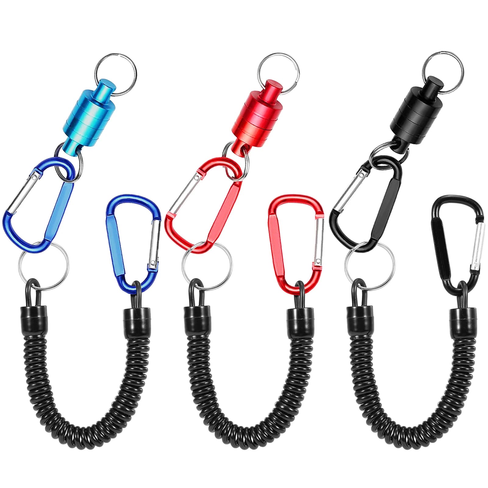 3 pz/1 pz fly fishing net release support magnetic net fishing cord magnetic magnetic guardian magnet clip guadino connector accessories