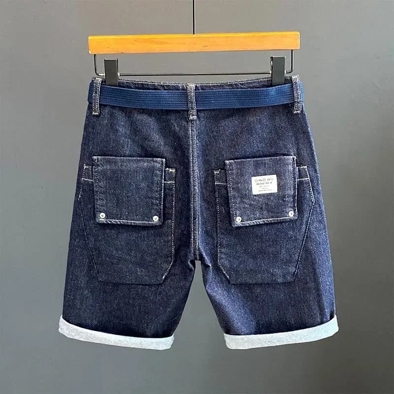 Men's Short Jeans Pants Cargo With Pockets Jeans Men's Shorts Popular Emo Xxxl Luxury buttons Vintage Cowboy novelties In Summer