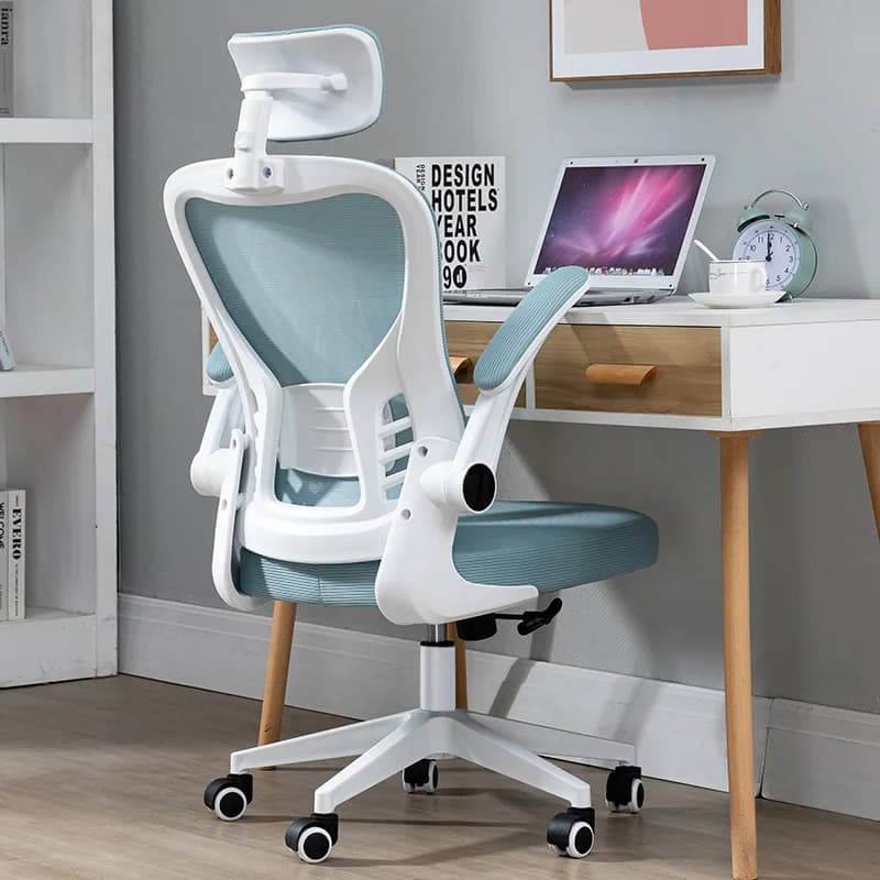 Comoda sedia da ufficio ergonomica cuscino schienale vanità sedia da ufficio per computer sedia da gioco girevole Silla De Escritorio mobili