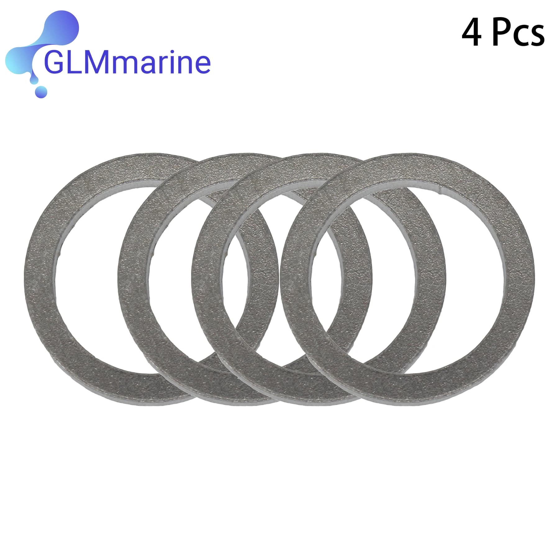 CONFEZIONE DA 4 Compatibile con la guarnizione della vite di scarico dell'olio fuoribordo YAMAHA 4 tempi 90430-14M09-00