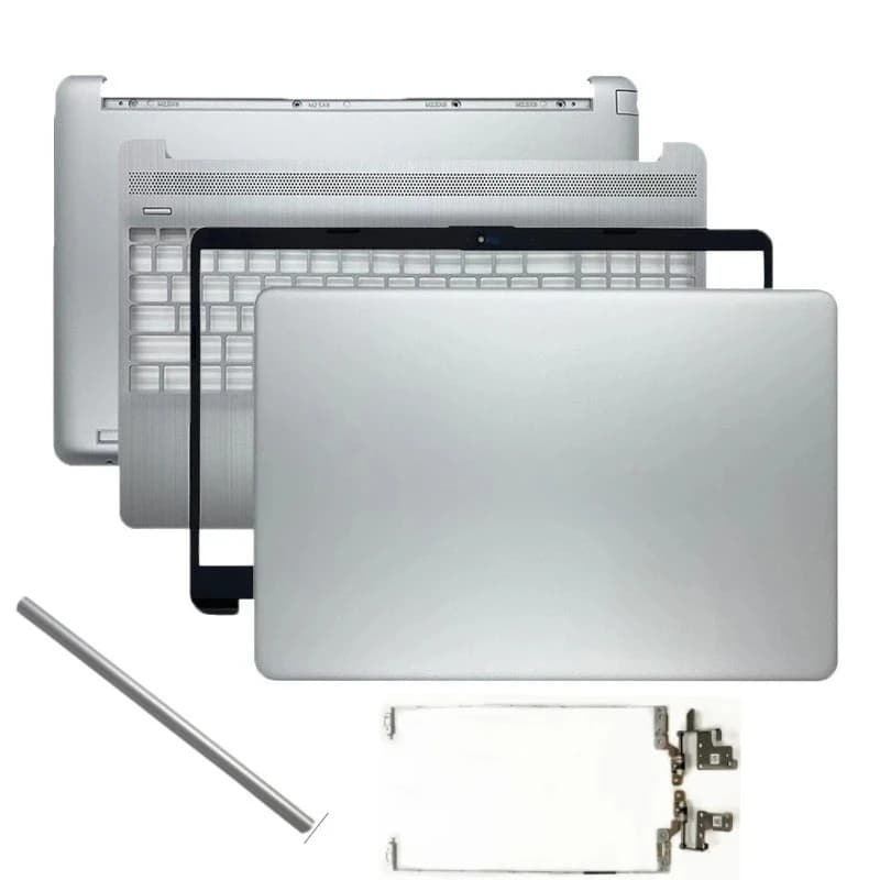 Nuovo Per HP 250 G8 250 G9 256 255 G8 G9 Custodia Del Computer Portatile LCD Della Copertura Posteriore Lunetta Coperchio Palmrest Fondo Della Cassa Cerniere copertura Argento TPN-C139
