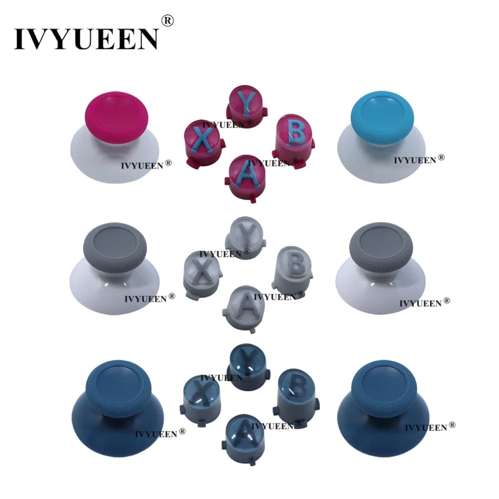 IVYUEEN per XBox Serie XS XSS XSX Core Controller Joystick Thumbsticks Bastone analogico ABXY Azione Bottoni frontali Kit Parti di riparazione