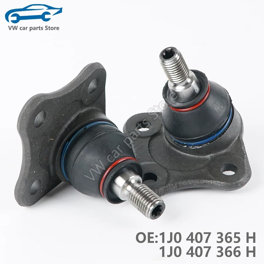 2 pezzi 1J 0407365 H 1J 0407366 Testa a sfera del braccio di controllo della sospensione H per VW Jetta BORA GOLF MK4 Beetle 1J0 407 365 H/366 H