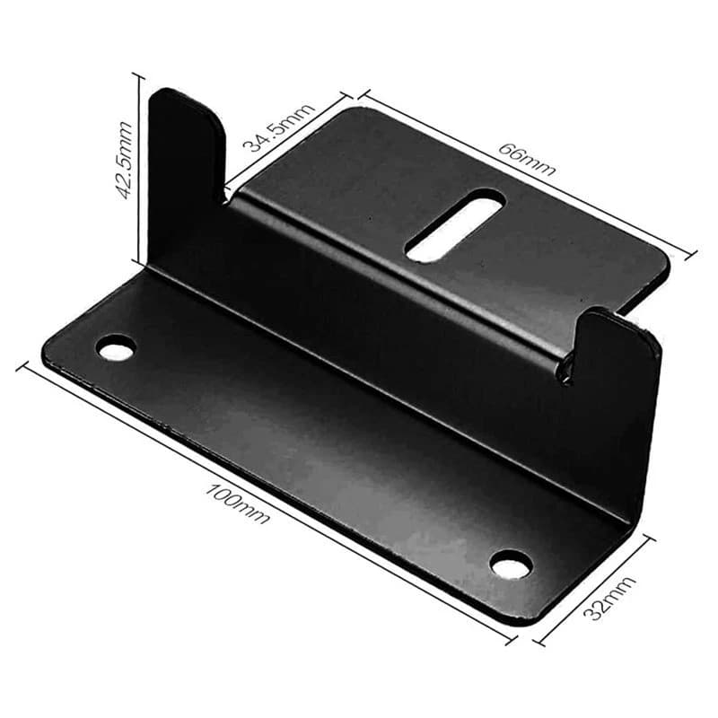 Un set di staffe di montaggio per pannello solare Z, staffe di montaggio in alluminio anodizzato leggero per rimorchi, camper, accessori per il tetto