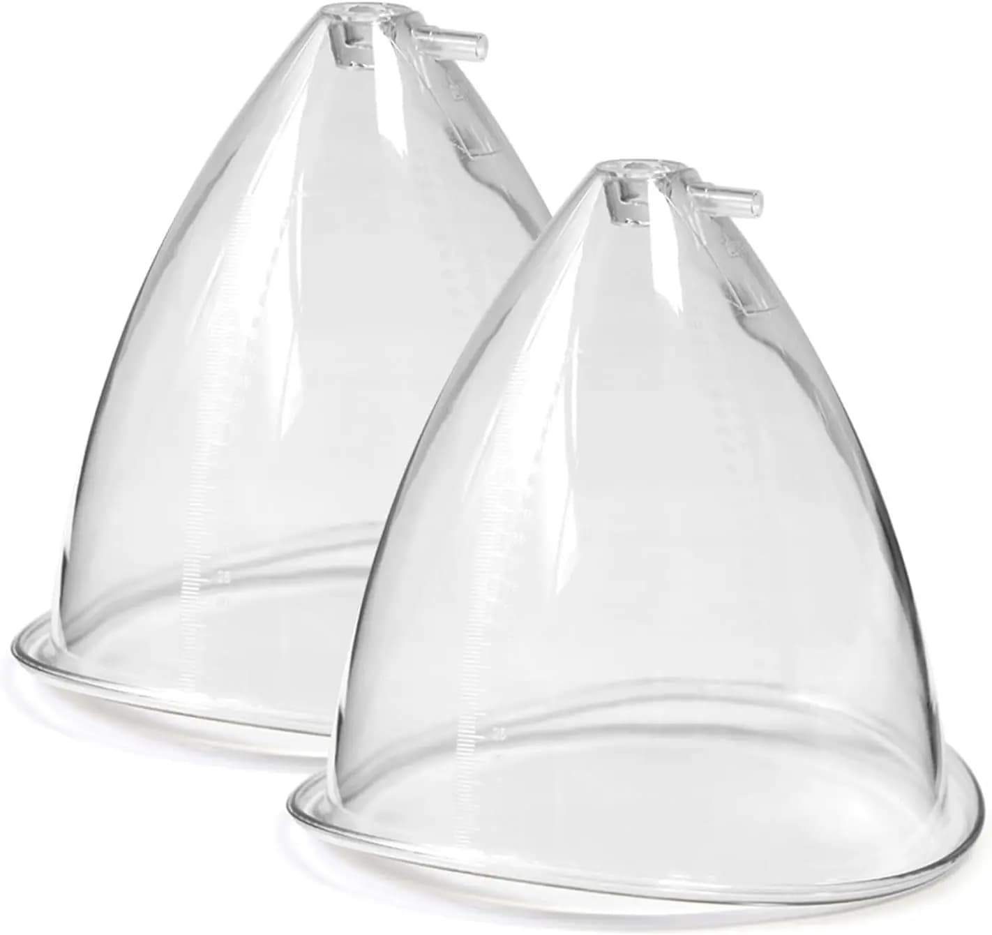 1 pair of vacuum suction cups from 150,180,210 ML, extra large ass suction cup, vacuum therapy cup for larger buttocks and hips, breast lift