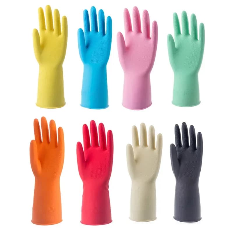 Guanti per lavastoviglie in lattice di gomma impermeabile femminile cucina pulizia durevole lavori domestici lavori domestici strumenti per lavastoviglie 2022 nuovo