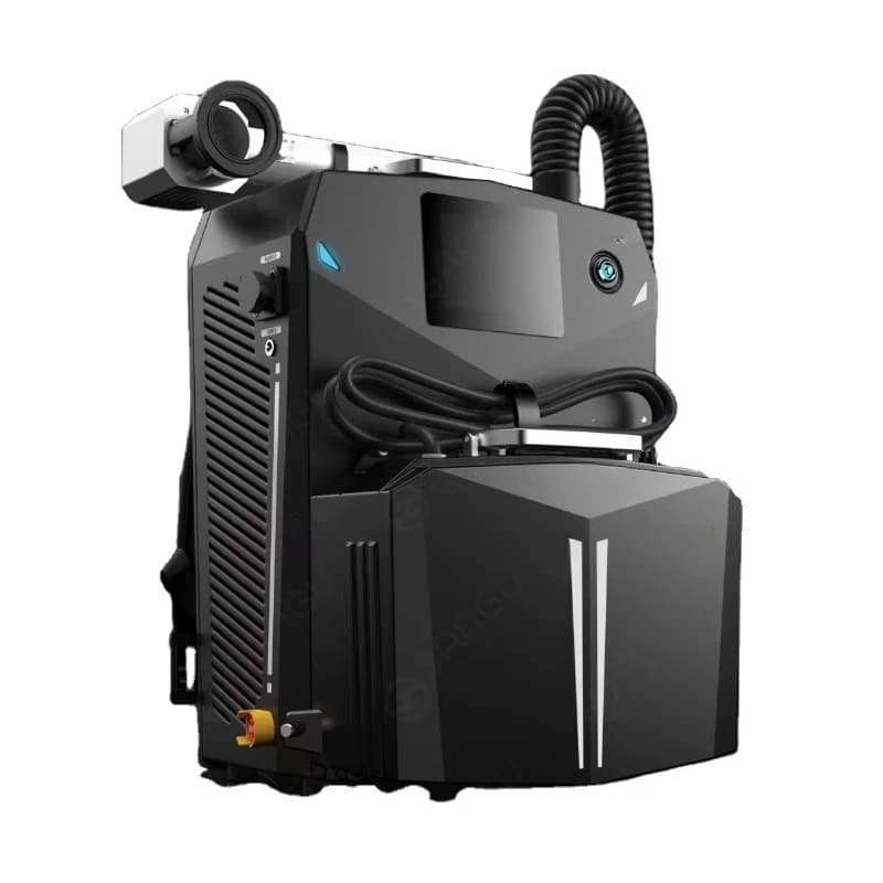 Pulse laser cleaning machine for metal, wood, paint, rust and stone removal, new condition and battery powered