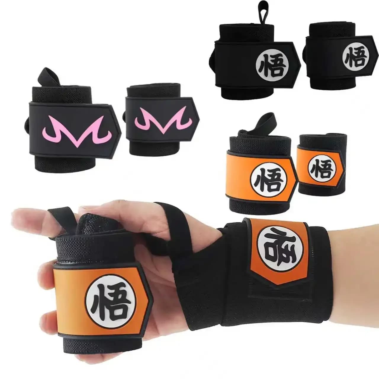 1 Paio di Fasce da Polso per Sollevamento Pesi, Supporto per Allenamento Intensivo, Protezione per Powerlifting