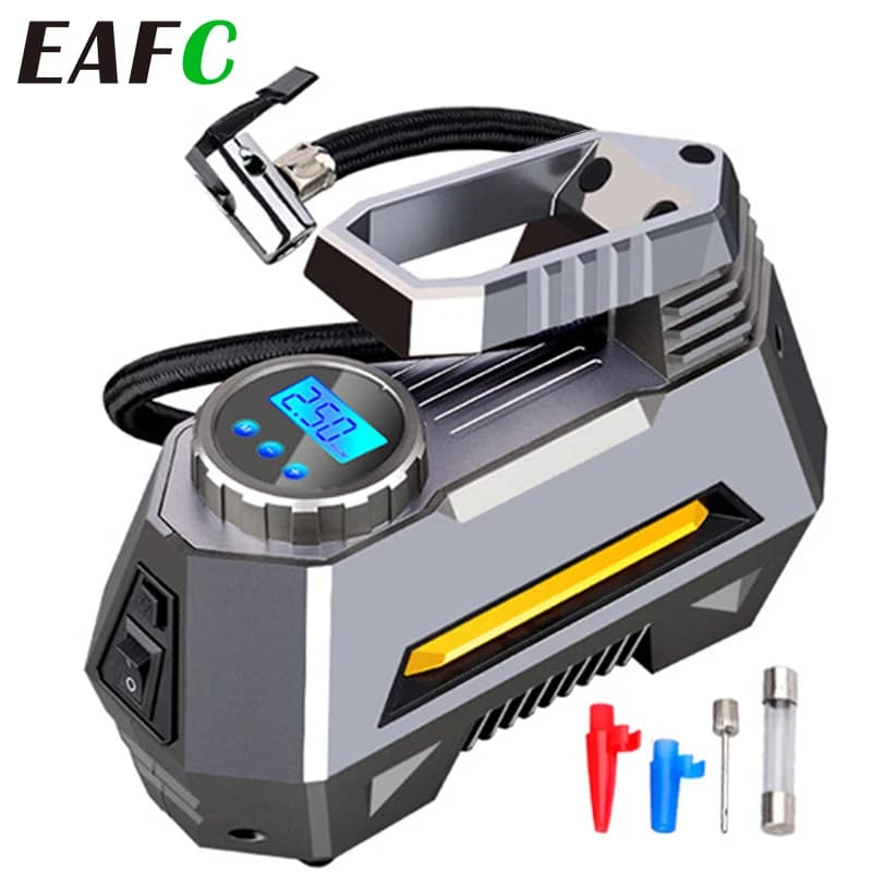 Pompa gonfiabile portatile del compressore d'aria dell'automobile 12V Gonfiatore dei pneumatici dell'automobile Mini auto elettrica per lo strumento dei compressori d'aria della barca da viaggio