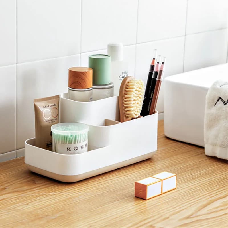 Large Capacity Cosmetic Tool Box Makeup Brush Holder Box With Drawer Storage Box for Various Nail Polish Makeup Tools