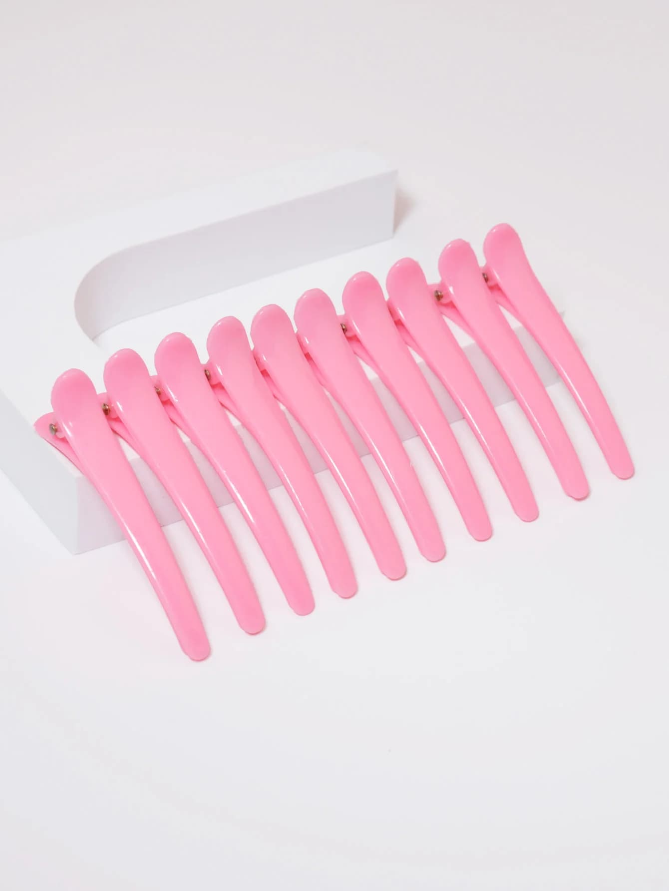 10 Piece Duck Plastic Clip, Suitable for Female Style, Anti-slip Hair Clip for Thick and Split Hair