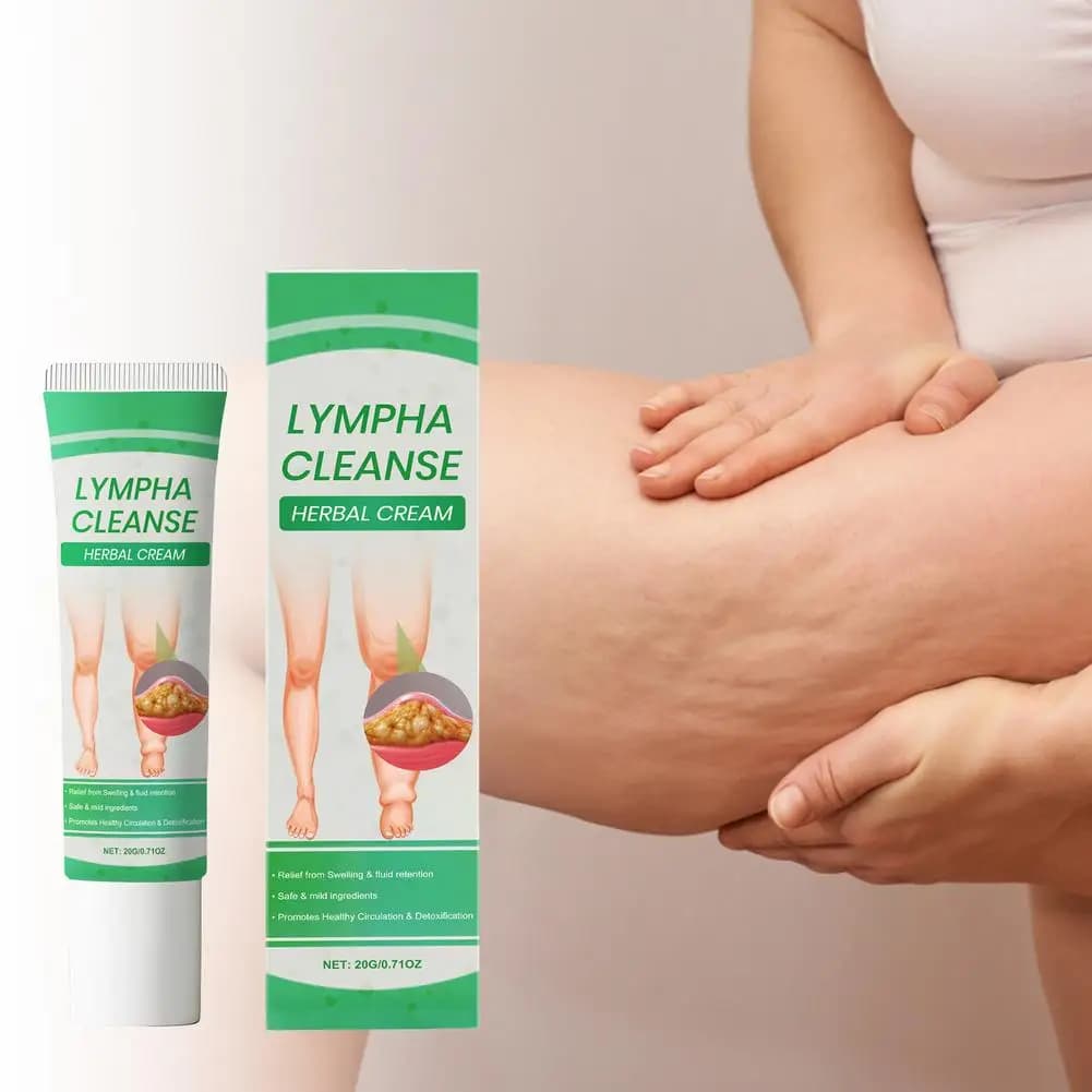 1-5PCS Crema alle erbe per alleviare il gonfiore alle gambe 20g – Drenaggio linfatico notturno, idratante e delicato per la pelle sensibile