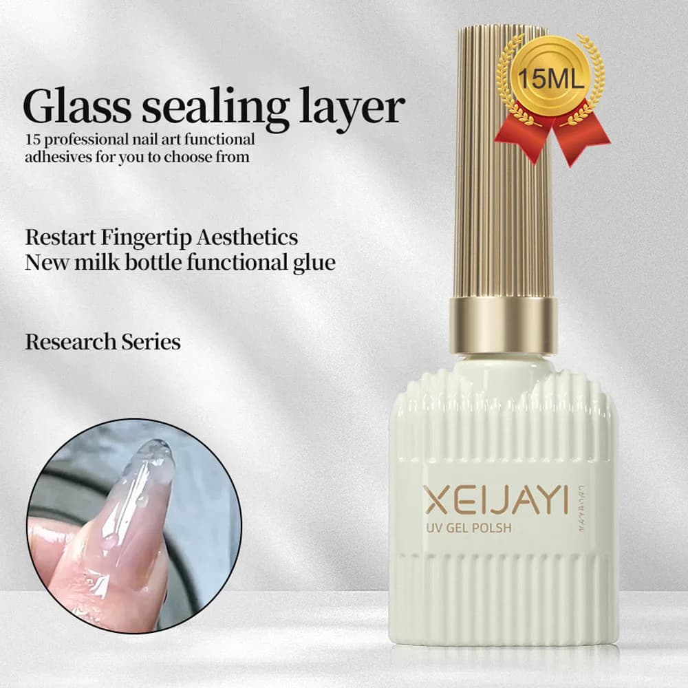 15 ml glass sealing layer Gel enamel for top coat Semi permanent Soak Off UV/LED manicure paint for daily nail gel for beauty salon DIY
