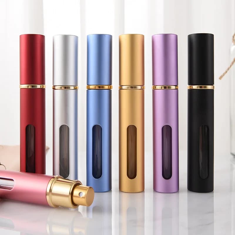 Atomizzatore di profumo Dispenser di profumo in vetro Flacone spray da viaggio premium Mini bottiglia vuota portatile ricaricabile da 10 ml