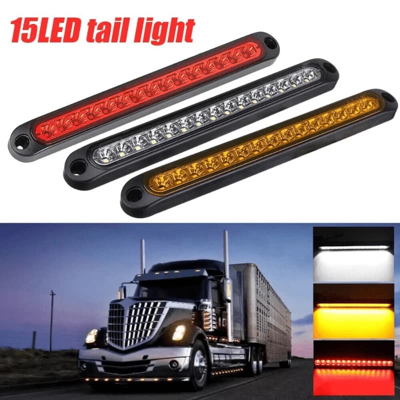 15-24V LED Brake Rear Door Light Strip Accessories for rear brake lights for high mounting car, sequential brake direction indicators
