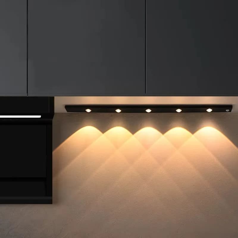 Ultra-thin LED Lights under the wardrobe Wireless Night Light Motion Sensor 3 Dimmable Colors For Kitchen Wardrobe Bedroom Guardaroba Ligh